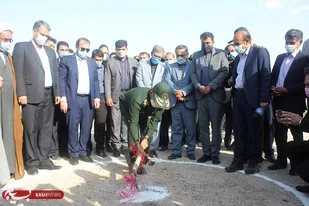 کلنگ زنی پروژه مسکن شهرستان مرودشت در قالب اقدام ملی