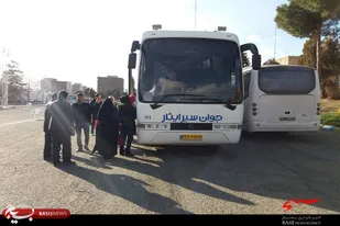 اعزام ۸۱ نفر از خانواده&zwnj;های ایثارگران ملایر به مشهد مقدس