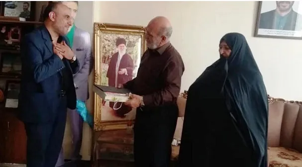 دیدار پرپنچی،با  خانواده شهدای مدافع حرم و دفاع مقدس