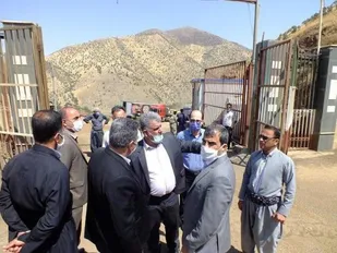 بازدید فرماندار پاوه در نقطه صفر مرزی