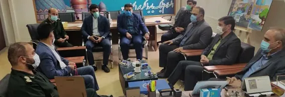 دیدار مسئولان شهرستان ری با  فرمانده سپاه ناحیه حضرت عبدالعظیم(ع)