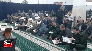 مراسم گرامیداشت شهادت سید حسن نصرالله و همراهانشان در حمله رژیم منحوس صهیونیستی در لبنان+عکس