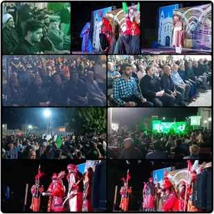 اجرای نمایش مذهبی اسیران عشق در شهر جلیل آباد به ایستگاه سوم رسید