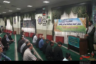 دیدار فرمانده بسیج ادارات همدان با کارکنان جهاد کشاورزی