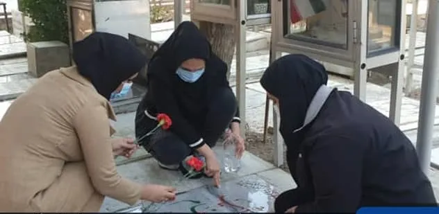 دانشجویان دانشگاه علمی کاربردی آسایشگاه کهریزک با آرمان های امام و شهدا تجدید میثاق کردند
