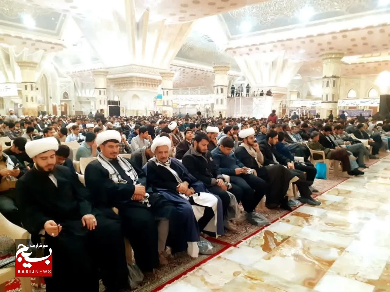 تجدید میثاق طلاب و روحانیون بسیجی استان قم با بنیانگذار کبیر انقلاب اسلامی