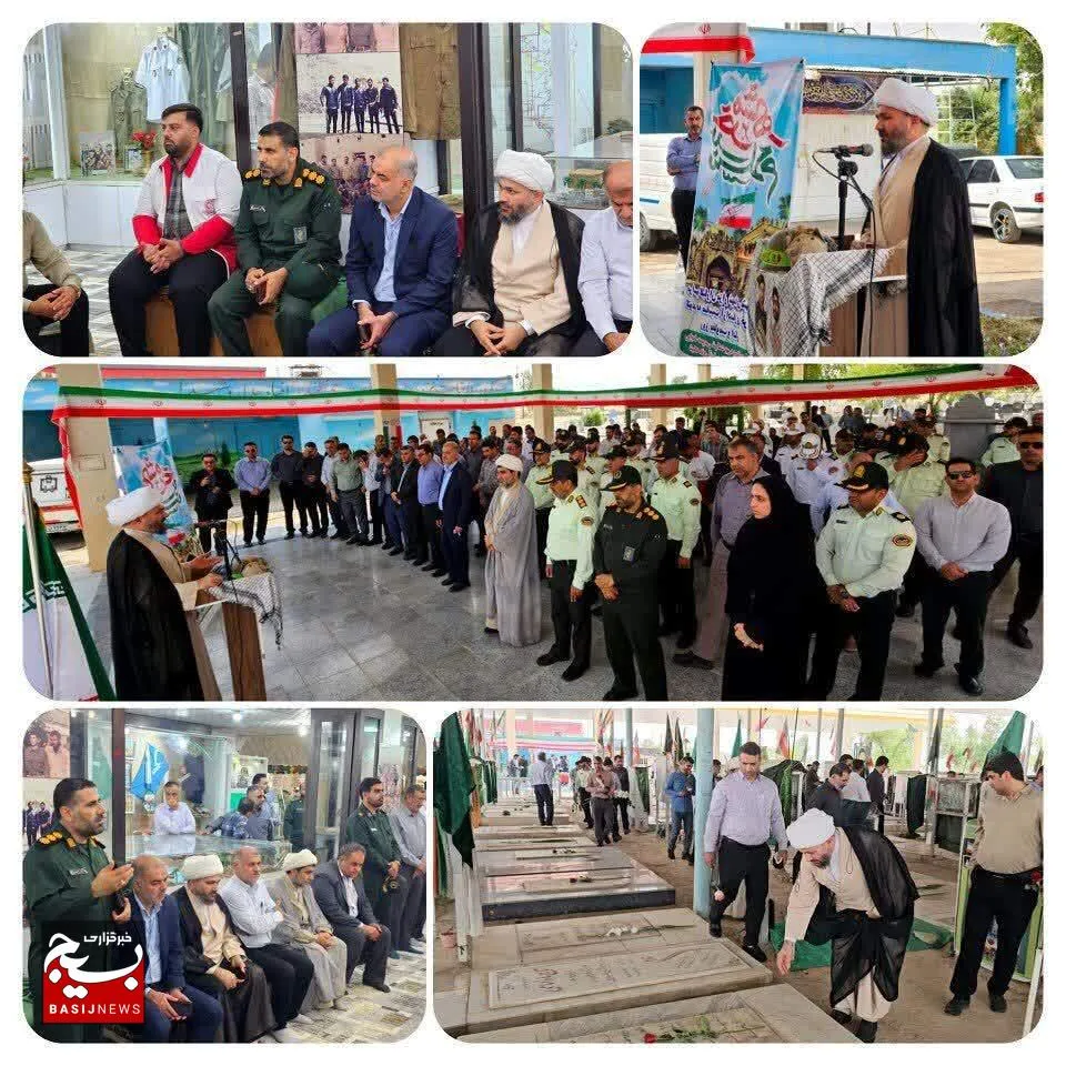 بازدیداز موزه دفاع مقدس شهرستان گتوند به مناسبت سه خرداد