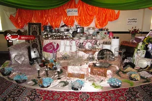 تهیه جهیزیه برای نوعروس نیازمند به همت پایگاه حضرت آمنه(س) همدان