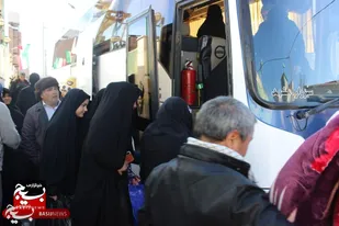 اعزام یک دستگاه اتوبوس از شهرستان خوشاب به راهیان نور