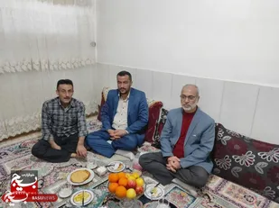 تفقد ریاست بنیاد شهید و امور ایثارگران شاهرود از جانبازان روستای میغان