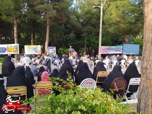 تجدید میثاق خادمیاران رضوی شاهرود با شهدا + تصاویر