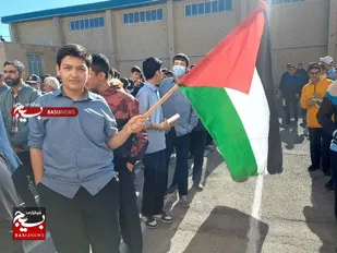 تجمع مردم فراهان در حمایت از کودکان مظلوم فلسطینی