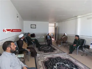 دیدارفرماندهی ومسئول دفتر نمایندگی ولی فقیه در سپاه زرند با امام جمعه ریحانشهر