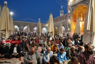 آیین تجدید میثاق بسیجیان جامعه عشایری کشور با رهبر شهید و بیعت با رهبر معظم انقلاب اسلامی در حرم مطهر رضوی