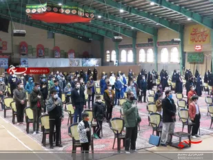 جشن دهه فجر  به همت دانش آموزی بسیجی خمینی شهر