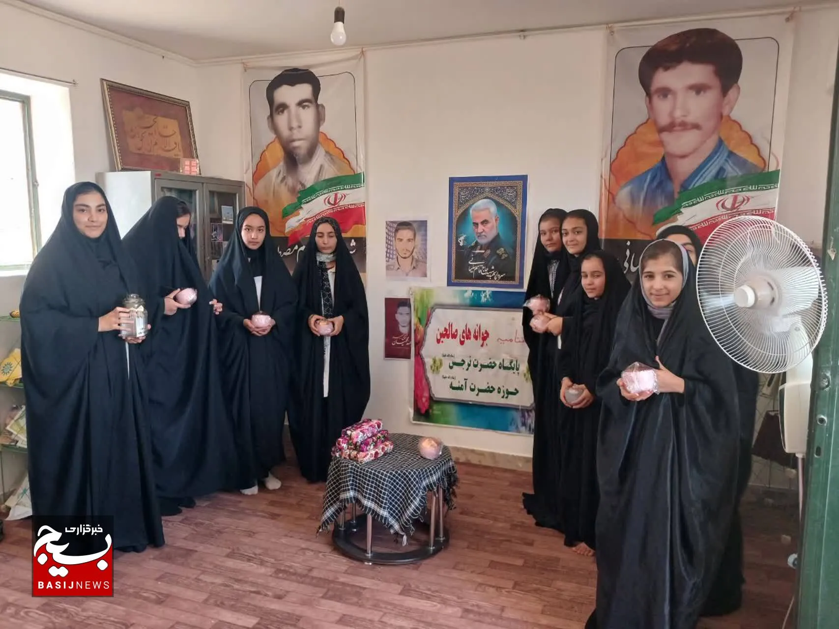 مربیان کلاس‌های تابستانی پايگاه حضرت نرجس(س) جعفر آباد تجلیل شدند