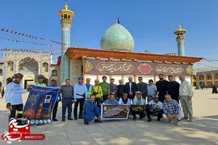 ۲۷ دوچرخه سوار فارس از حرم مطهر حضرت شاهچراغ (ع) عازم کربلا معلی شدند