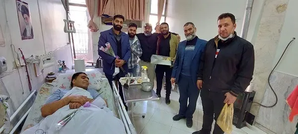 بازدیدی صمیمانه و دوستانه از جانبازان آسایشگاه شهید مطهری