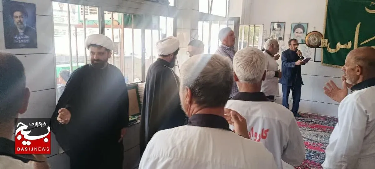استقبال با شکوه و اطعام کاروان پیاده‌روی مشهد به کربلا