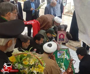 مزار ۲ شهید قمی حمله هوایی رژیم صهیونیستی گلباران شد
