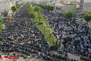 اقامه نماز عید سعید فطر در یاسوج