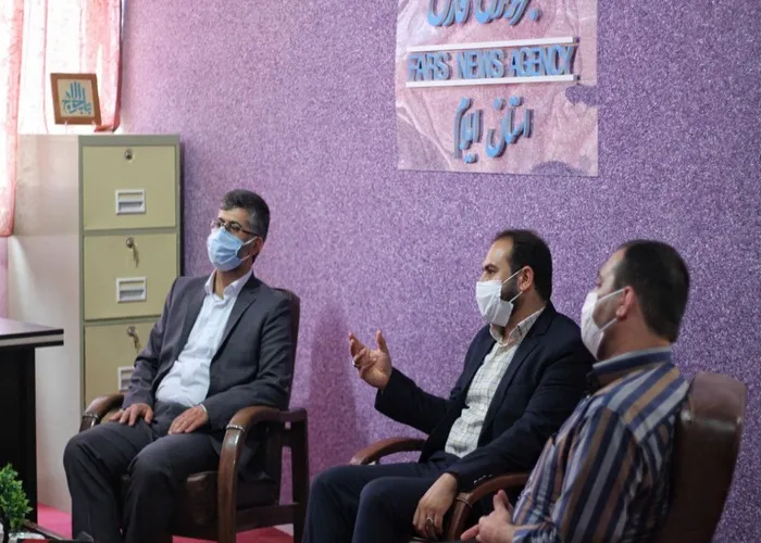 بازدید مسئول معاونت روابط عمومی و تبلیغات  سپاه امیرالمومنین( ع) استان از دفتر خبرگزاری فارس ایلام