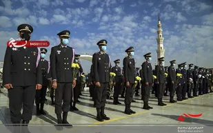برگزاری صبحگاه مشترک &laquo;عهد سربازی&raquo; در مسجد مقدس جمکران