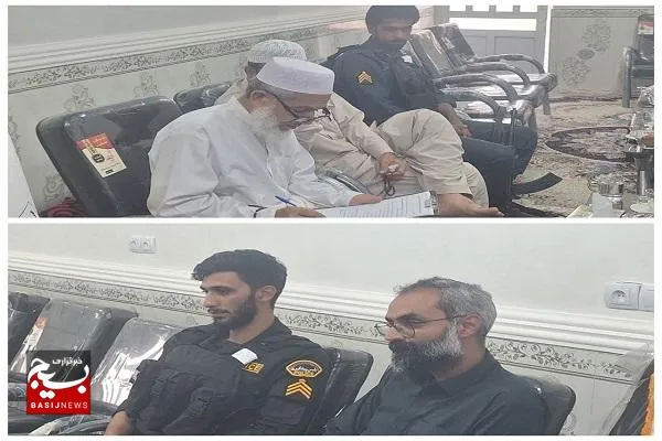 نشست صمیمی فرمانده انتظامی بخش کهیر با امام جمعه و شورای اسلامی کهیر