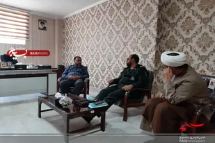 دیدار فرمانده سپاه ناحیه سمنان با مسئول نمایندگی بنیاد تعاون بسیج استان