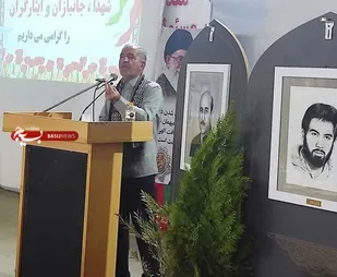 قدردانی همرزم شهید   سلیمانی از عوامل برگزاری نمایشگاه ویژه نقاشی پرتره شهداء