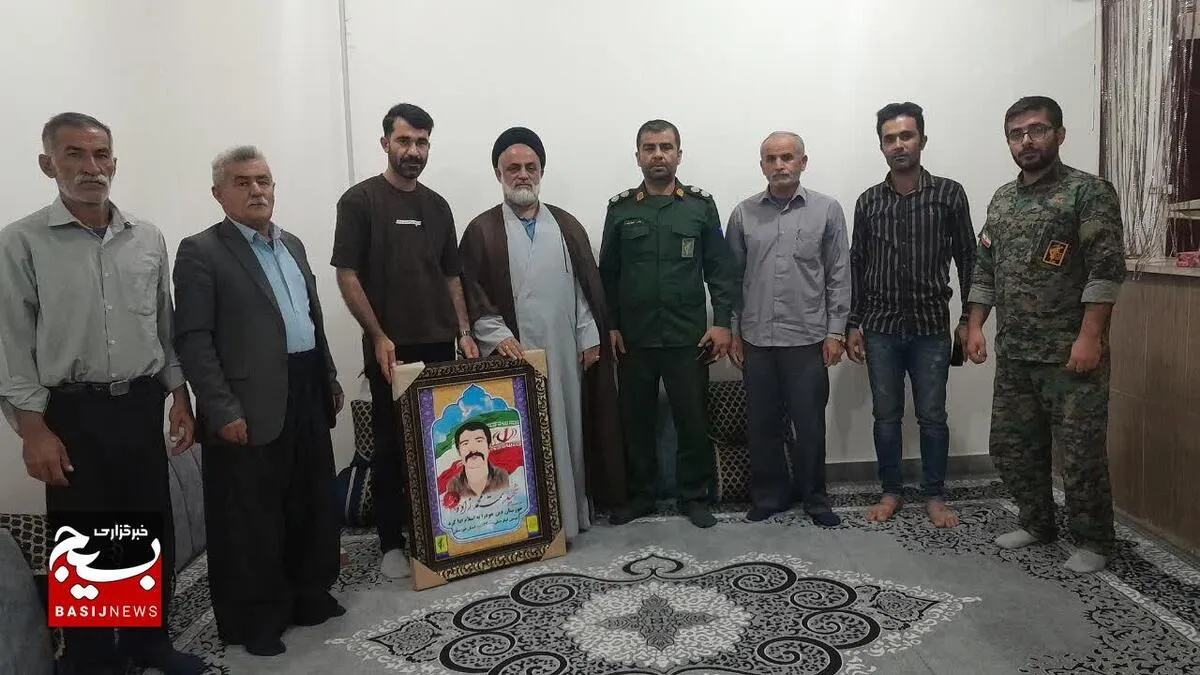 دیدار و سرکشی از خانواده شهید دوران دفاع مقدس در شهرستان ایذه