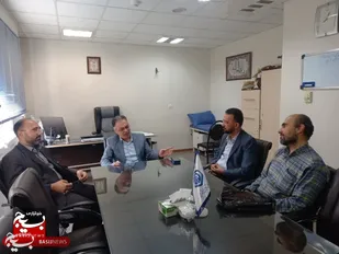 دیدار مسئول بسیج رسانه شاهرود با مسئولین تامین اجتماعی شهرستان + تصاویر