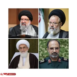 دیدار نوروزی فرمانده سپاه استان قم با آیت الله نوری همدانی و حضرات آیات خاتمی و حسینی قزوینی