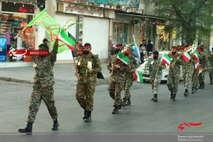 برگزاری پیاده روی بسیجیان حوزه مقاومت بسیج کربلا شهرستان بوشهر