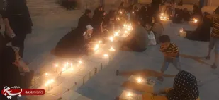شب شام غريبان حسینی در جوار حرم مطهر امامزاده آقامير (ع) دهدشت
