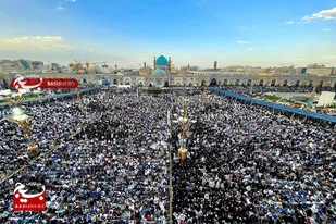 برگزاری مراسم باشکوه دعای عرفه در حرم مطهر رضوی