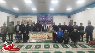 اعزام کاروان راهیان مکتب حاج قاسم سلیمانی از امیدیه به سمت کرمان