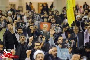 تجمع امت حزب اللهی قم در محکومیت حادثه تروریستی کرمان