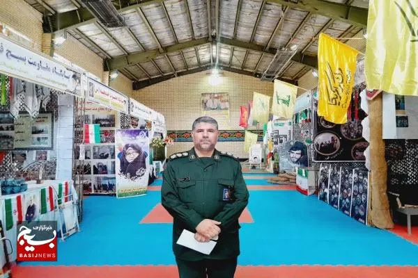 نمایش فعالیت‌های فاخر پایگاه‌های مقاومت بسیج بهار در نمایشگاه طرح اسوه