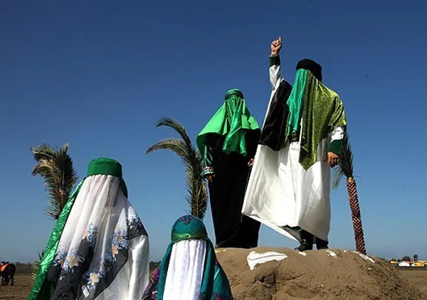 واقعه غدیرخم در فلاورجان بازسازی شد