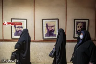 نمایشگاه عکس و نقاشی های شهید چمران در زیارتگاه دهلاویه