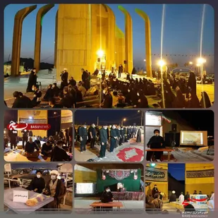 اجرای برنامه های فرهنگی و تبلیغی در حرم شهدای گمنام کوه خضرنبی(ع)