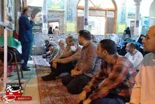 رونمایی از کتاب و روایتگری دفاع مقدس در امامزادگان شهرکرد