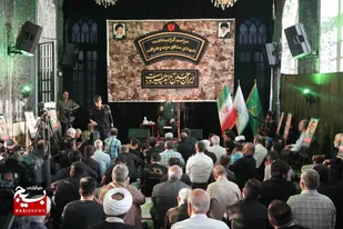 برگزاری مراسم گرامیداشت شهدای جنگ تحمیلی ۱۲ روزه، مبارزه با رژیم صهیونیستی استان البرز و شهدای آستان مقدس امامزادگان محمد و سکینه خاتون (علیهما السلام) حصارک