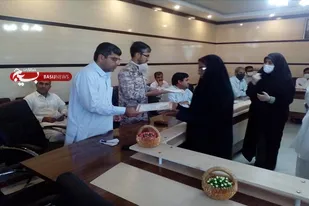 تجلیل از معلمین و فرهگیان نخبه بسیجی ایرانشه