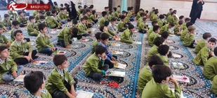 مدرسه دلاوران با نور قرآنی مزین گشت