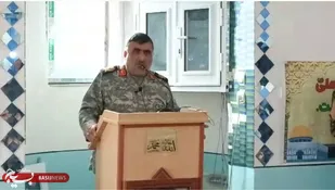 فیلم/ سخنرانی فرمانده تیپ ۴۸ فتح در نماز جمعه شهر میرآباد/ سردار حکمتیان:اقوم ایرانی برای دفاع از کشور متحد هستند
