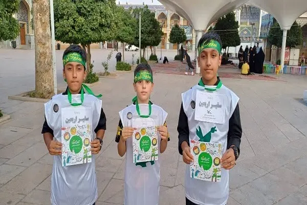حضور سفیران کانون فارس در مسیر پیاده‌روی اربعین