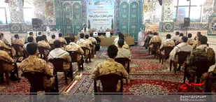 تجلیل از سربازان نمونه سپاه خراسان شمالی