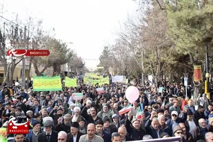 &nbsp;تحول بزرگ انقلاب اسلامی قیام حق علیه ظلم است+عکس و فیلم